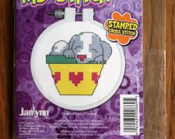 Janlynn Kid Stitch Sleeping Puppy #021-1817 Stamped Cross Stitch